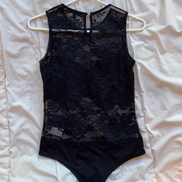 Dynamite Black Lace Bodysuit Size S - Picture 2 of 2